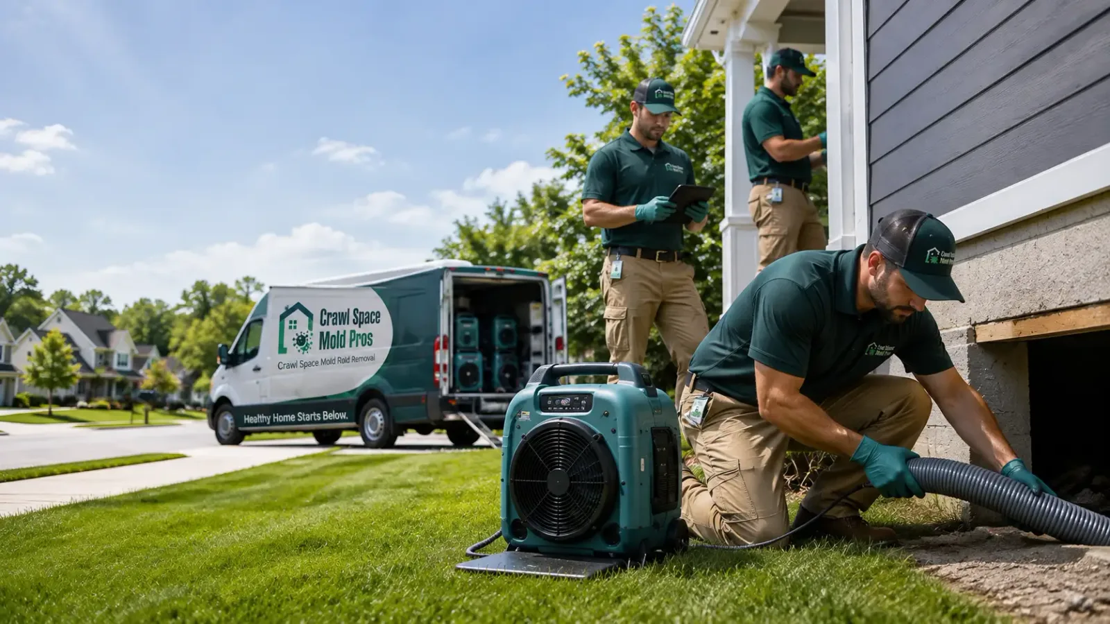 Crawl Space Mold Removal in Fremont, OH